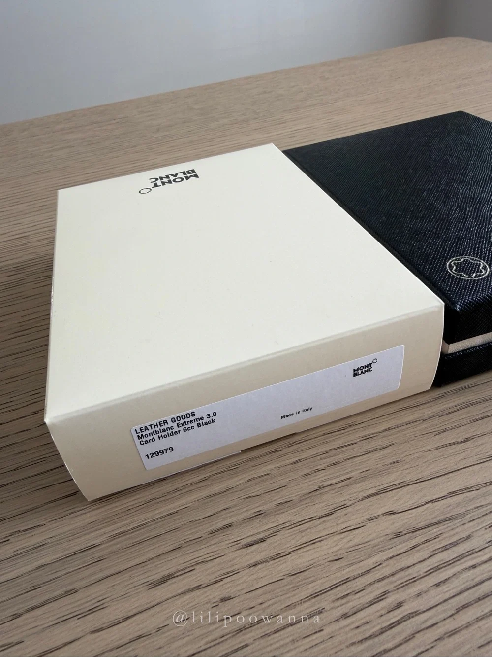 NEW Montblanc Extreme 3.0 6CC Card Holder Black Leather Wallet 129979 Full Set